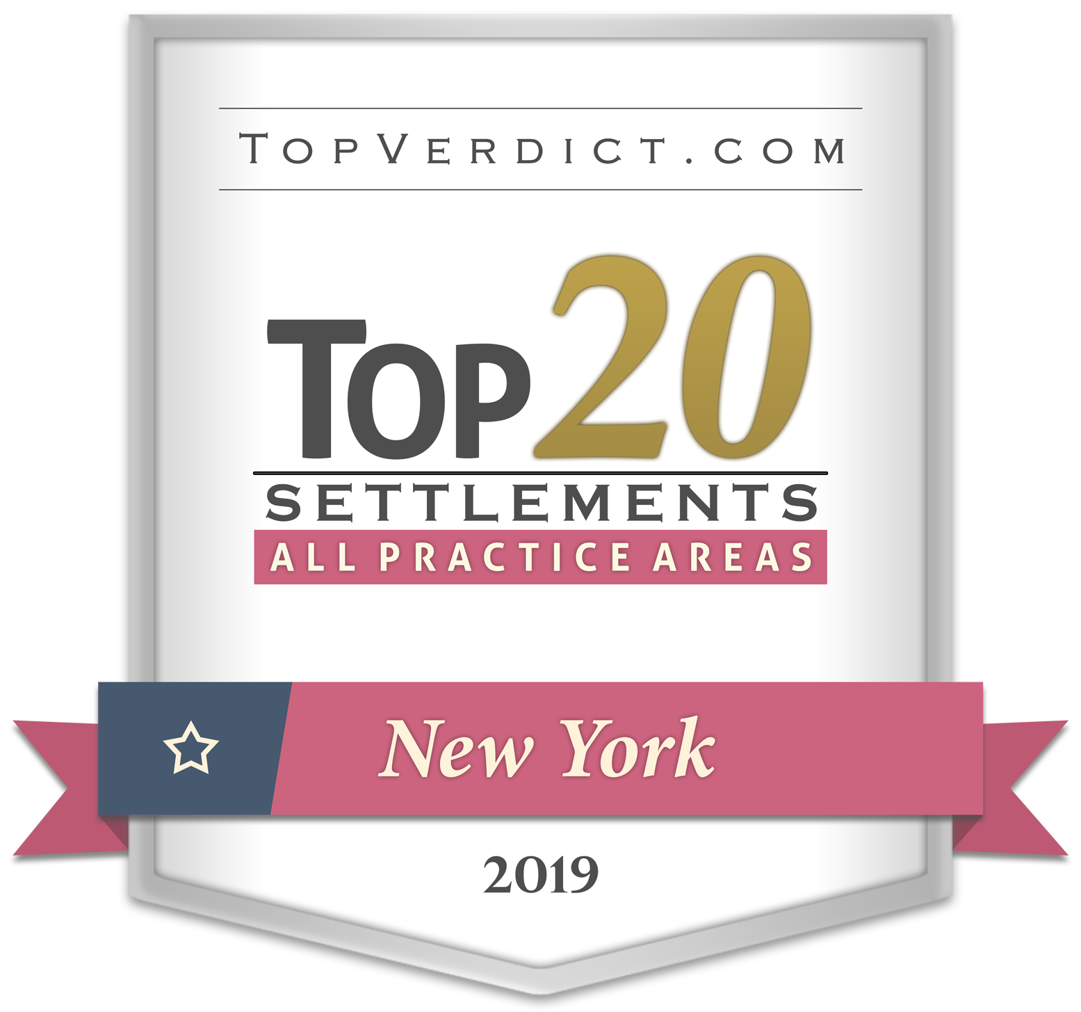 Top 20 Settlements Badge